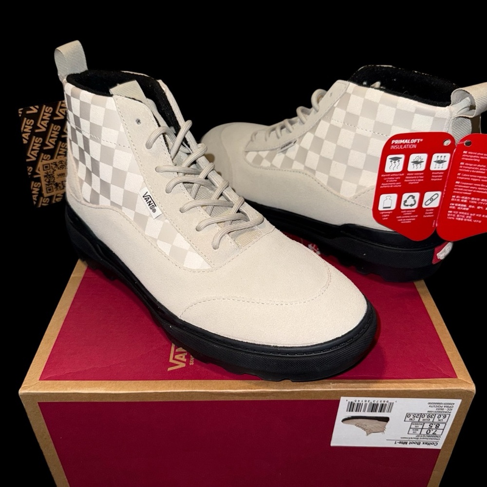 Vans Colfax Boot Mte-1 (Checkerboard Black/Cream)